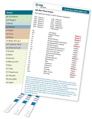 Bild von Allergiescreening - Blot Panel Atopie (IgE)